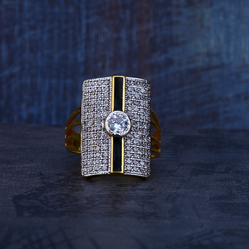 916 Cz Gold Ring MR442