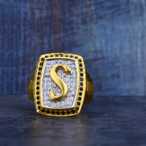 22kt S Symbol Ring MR451