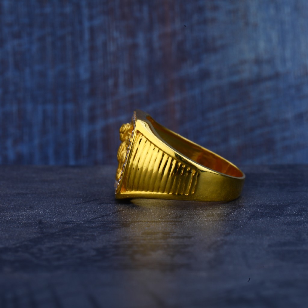 22kt Gold Designer Ring MR448 - Image 3
