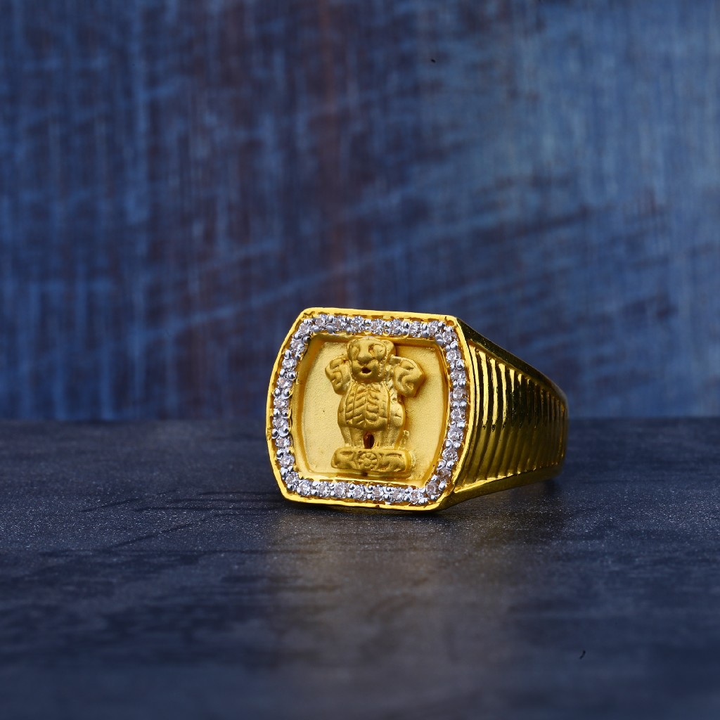 22kt Gold Designer Ring MR448 - Image 2
