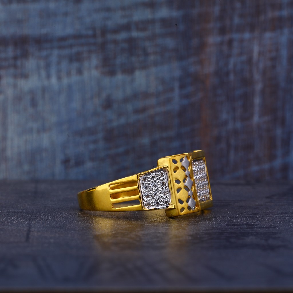 22kt Gold Cz ring MR505