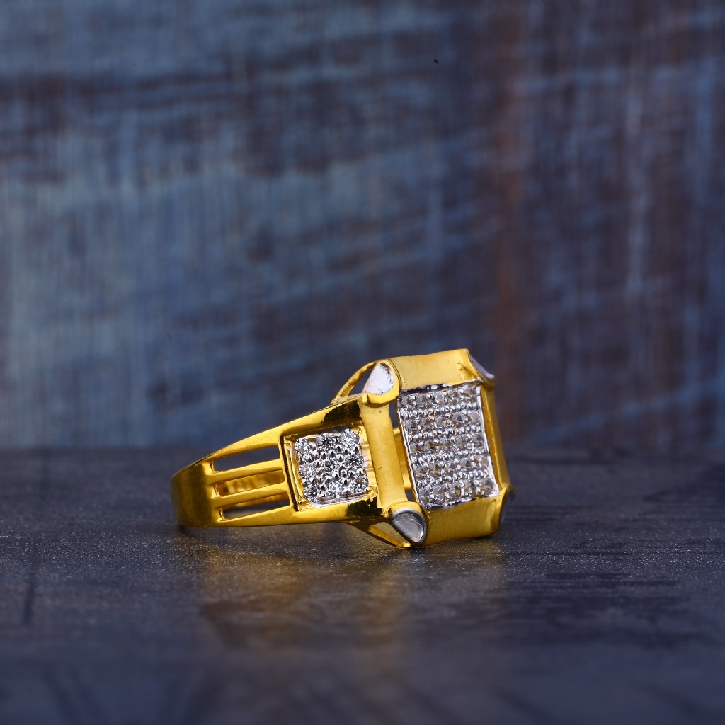 916 Cz Gold Ring MR523