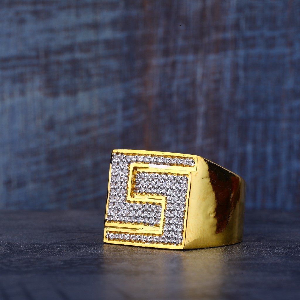 22KT Gold Cz Ring MR456