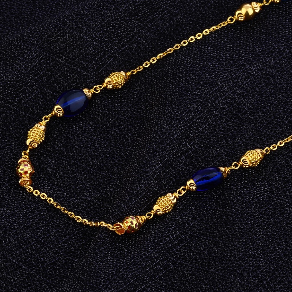 Ladies Delicate Gold Mala-AC124 - Image 3
