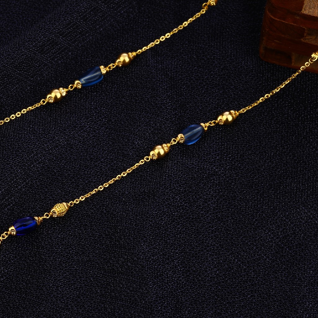 Ladies Delicate Gold Mala-AC124 - Image 2