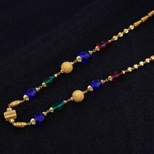 Ladies 916 Designer Colour Stone Moti Mala-AC118