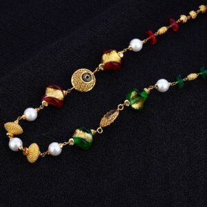 Antique Ladies Wear 22K Gold Cz Mala-AC117