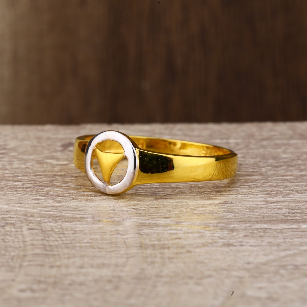 Ladies 22K Gold Symbolic Design Ring -LPR154