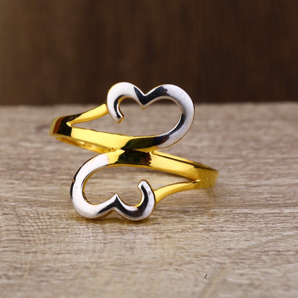 Ladies 916 Gold Designer Ring -LPR152 - Image 2