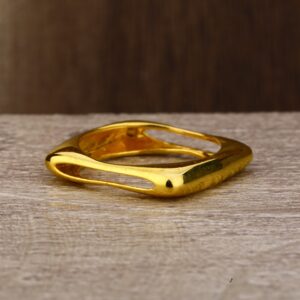 Ladies 916 Gold Fancy Square Designer Ring -LPR148