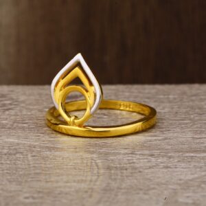 Ladies 916 Gold Designer Unique Ring -LPR144