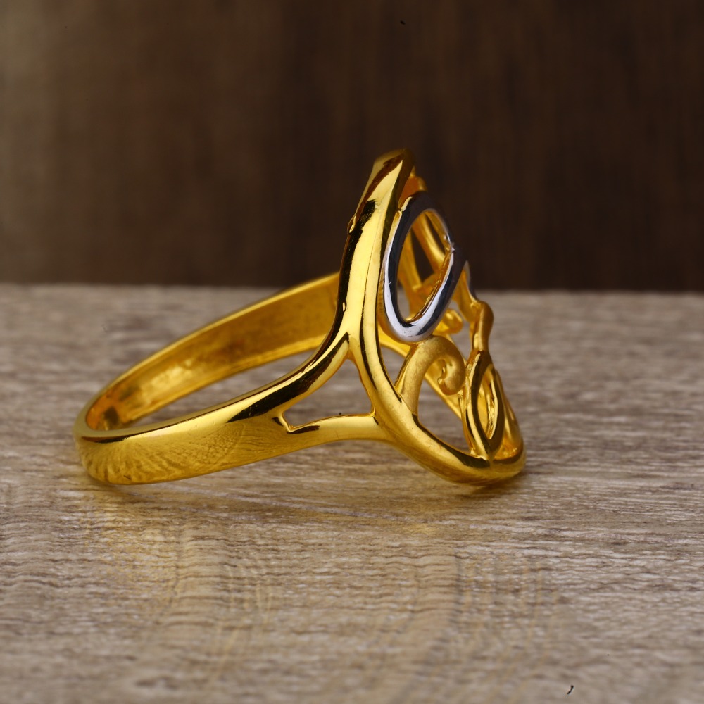 Ladies 916 Gold Casting Plain ring -LPR121 - Image 3