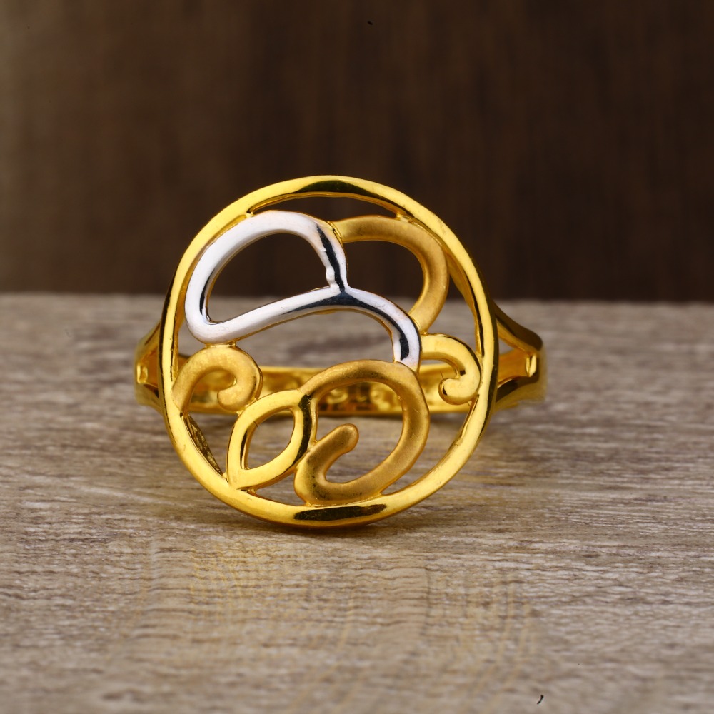 Ladies 916 Gold Casting Plain ring -LPR121 - Image 2
