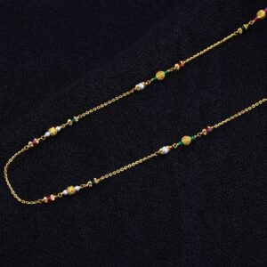 Ladies 22K Single Layer Fancy MotiMala-AC110