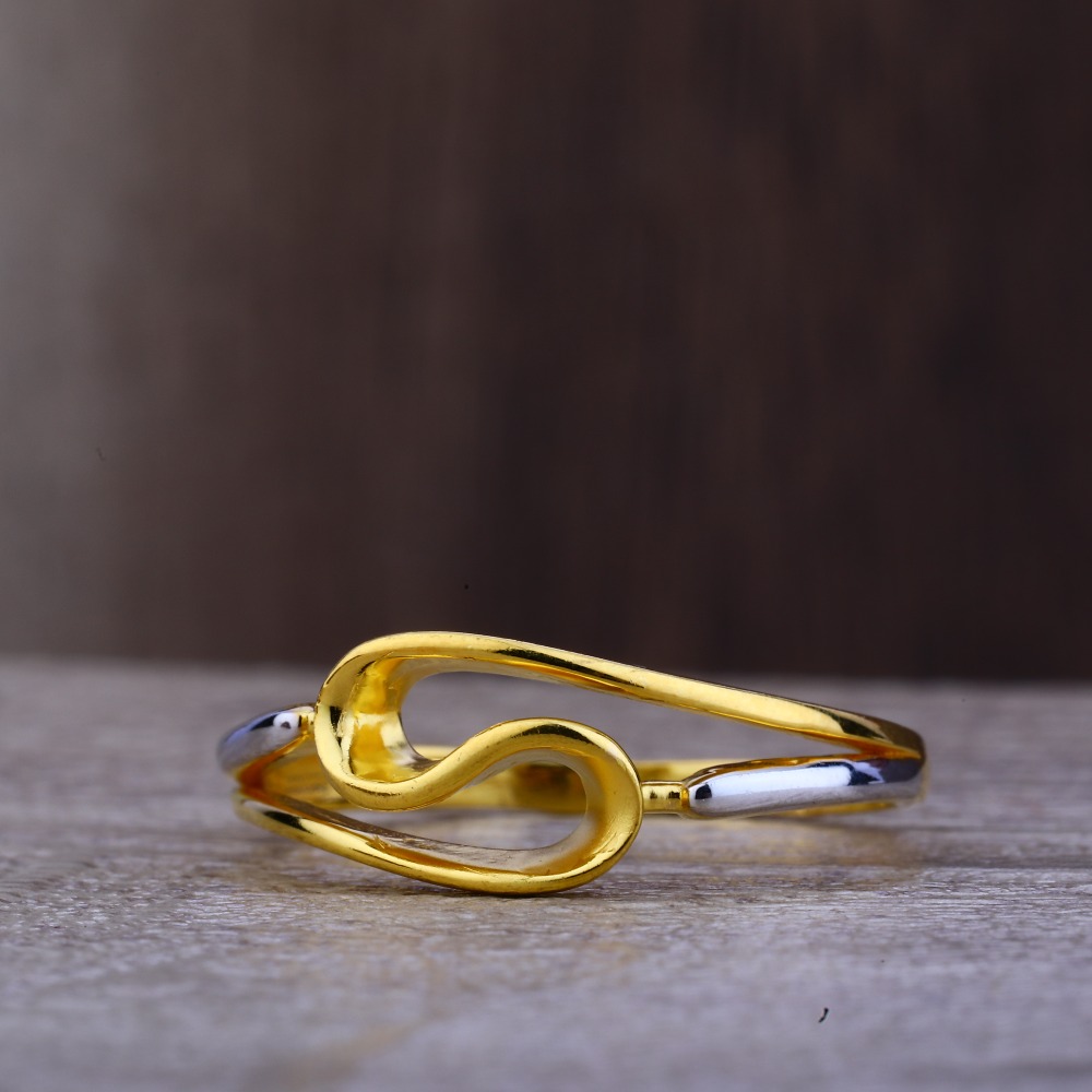 Ladies 916 Gold Casting Plain Ring -LPR106