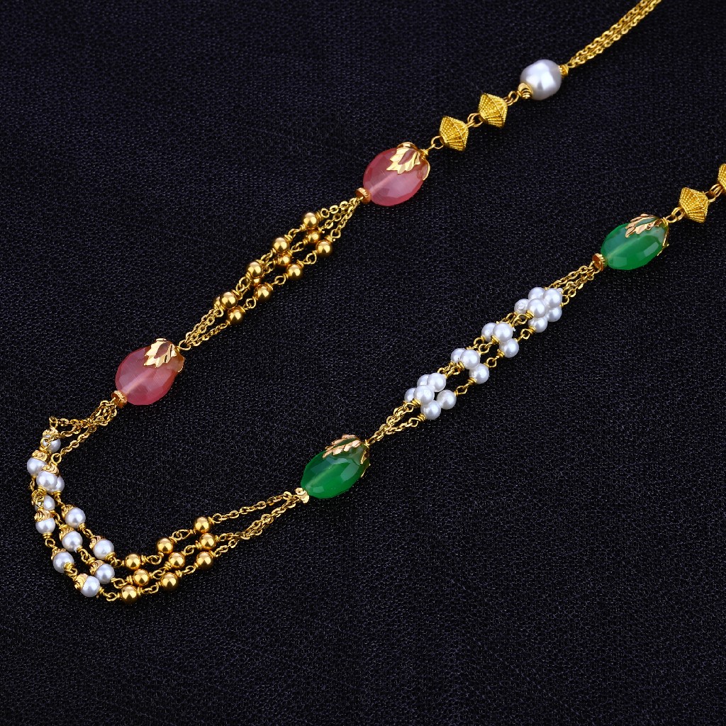 Ladies 916 Fancy Cz Moti Mala-AC94