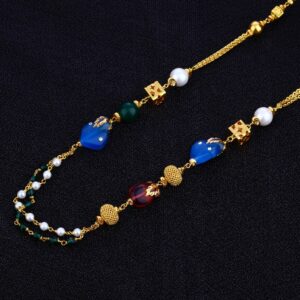 Ladies Colour Stone Fancy Moti ChainMala-AC91