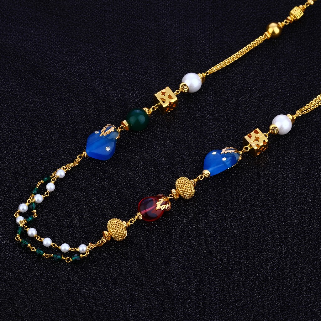 Ladies Colour Stone Fancy Moti ChainMala-AC91