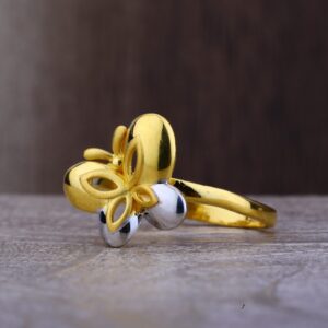 Ladies 916 Gold Designer Delicate ring -LPR88