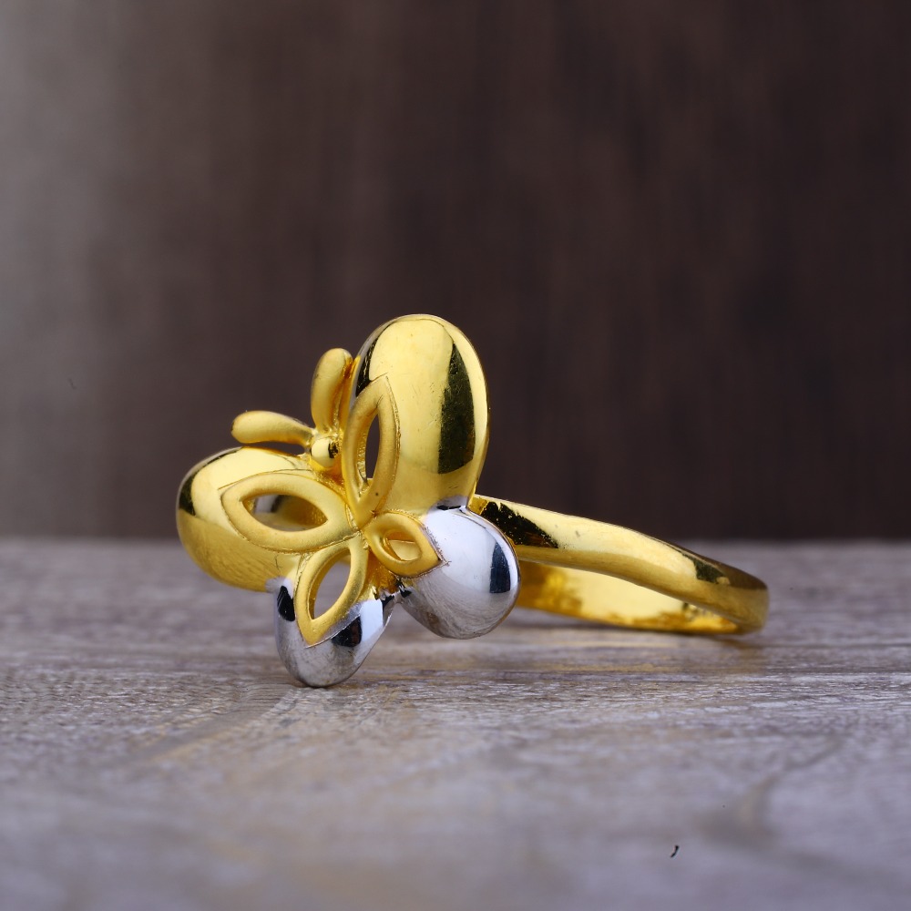 Ladies 916 Gold Designer Delicate ring -LPR88