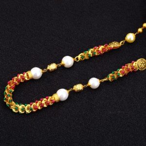 Antique 916 Gold Designer Ladies MotiMala-AC149