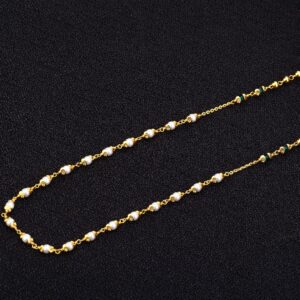 Ladies Delicate 22K Gold MotiMala-AC144