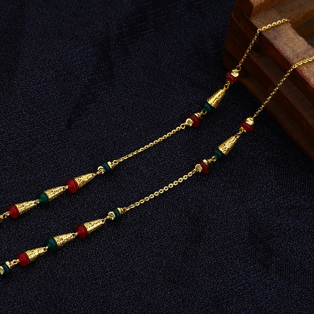 Delicate Ladies Wear Gold Moti Mala Collection-AC140 - Image 2