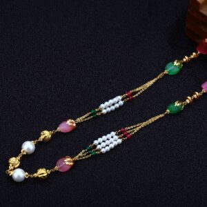 Ladies 916 Designer Colourfull Stone ChainMala-AC133