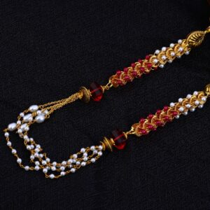 Ladies Moti Gold 22K Antique ChainMala-AC86