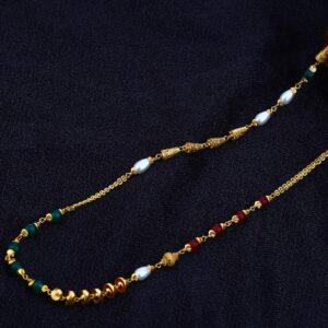 Ladies 22K Designer Gold Moti ChainMala-AC80