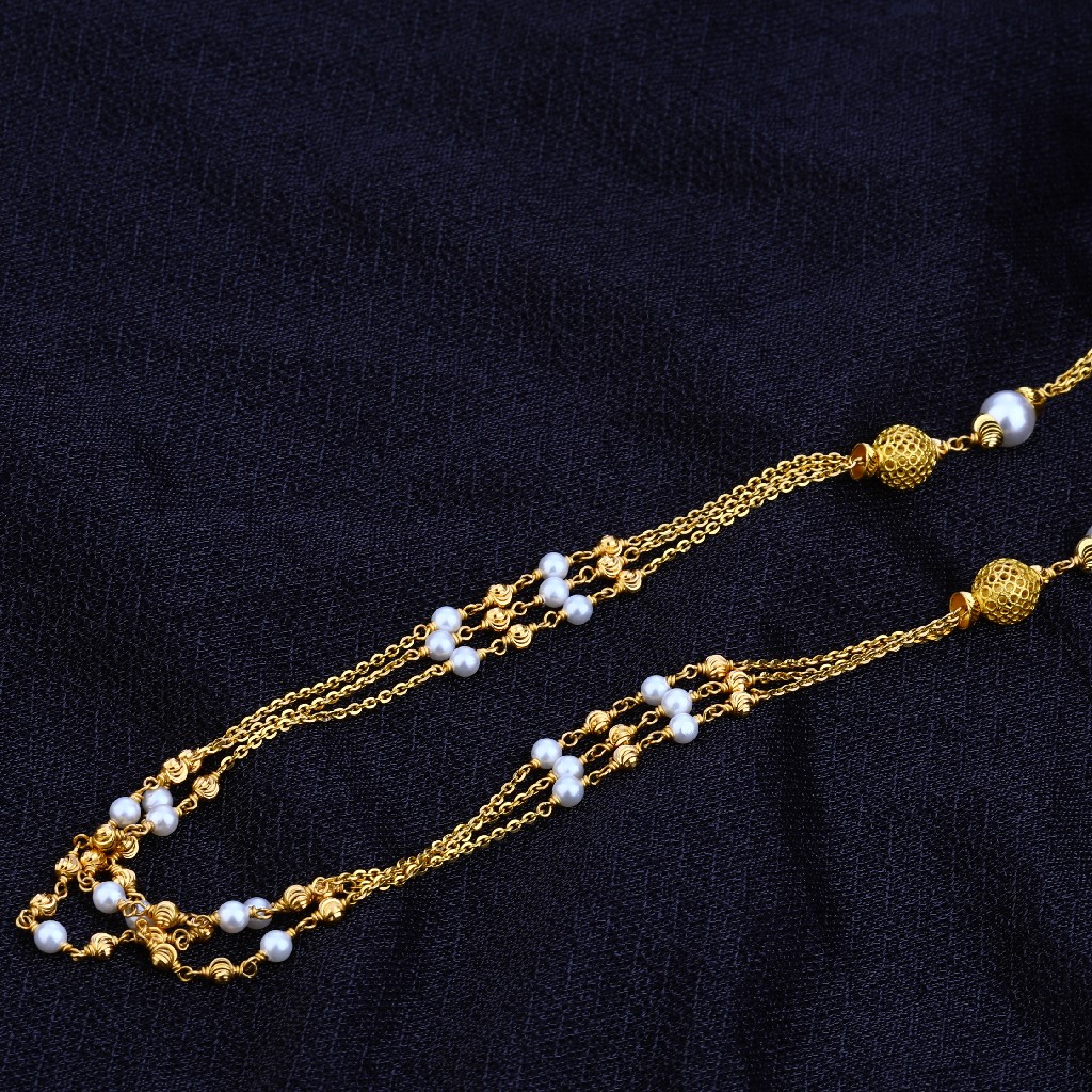 Ladies 22K Gold Designer MotiMala-AC80