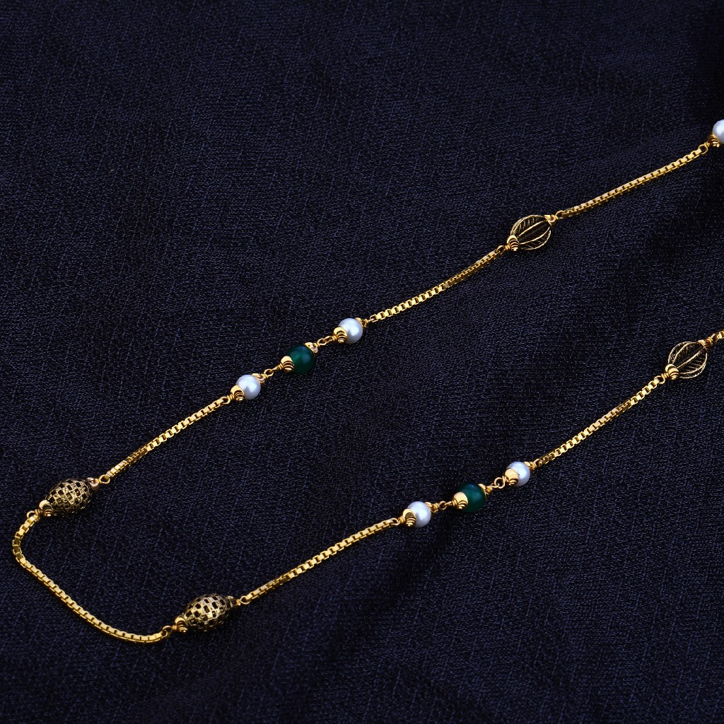 Ladies 22K Fancy Antique MotiMala-AC78