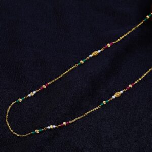 Ladies 22K Gold Fancy MotiMala-AC77