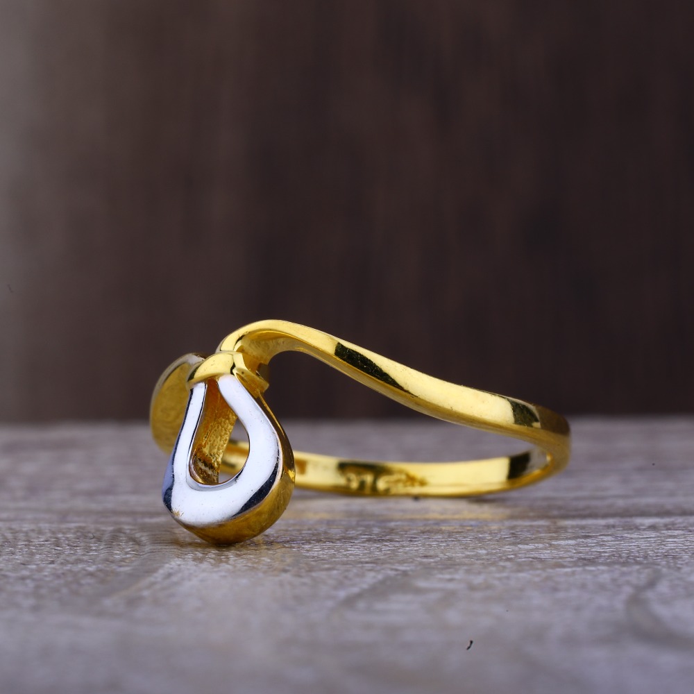 Ladies 916 Gold Casting Delicate Ring -LPR81