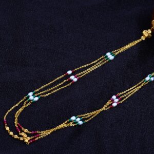 Ladies 22K Three Layer MotiMala-AC73