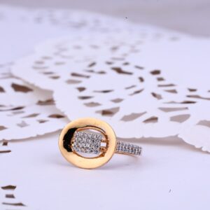 Ladies 18K Rose Gold Fancy Ring-RLR335