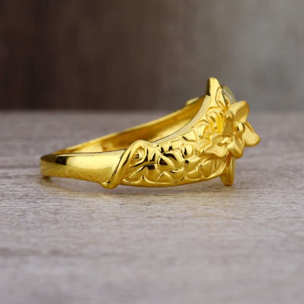 Ladies 22K Gold Fancy Ring -LPR66 - Image 2