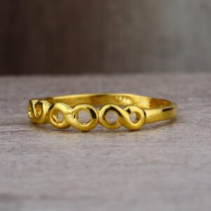 Ladies 22K Gold Fancy Band Ring -LPR61