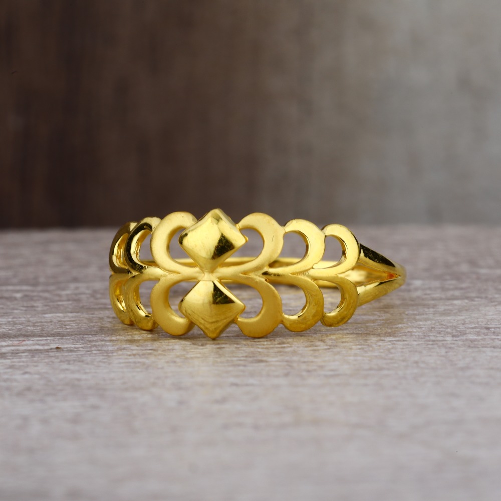 Ladies 916 Gold Unique ring -LPR58