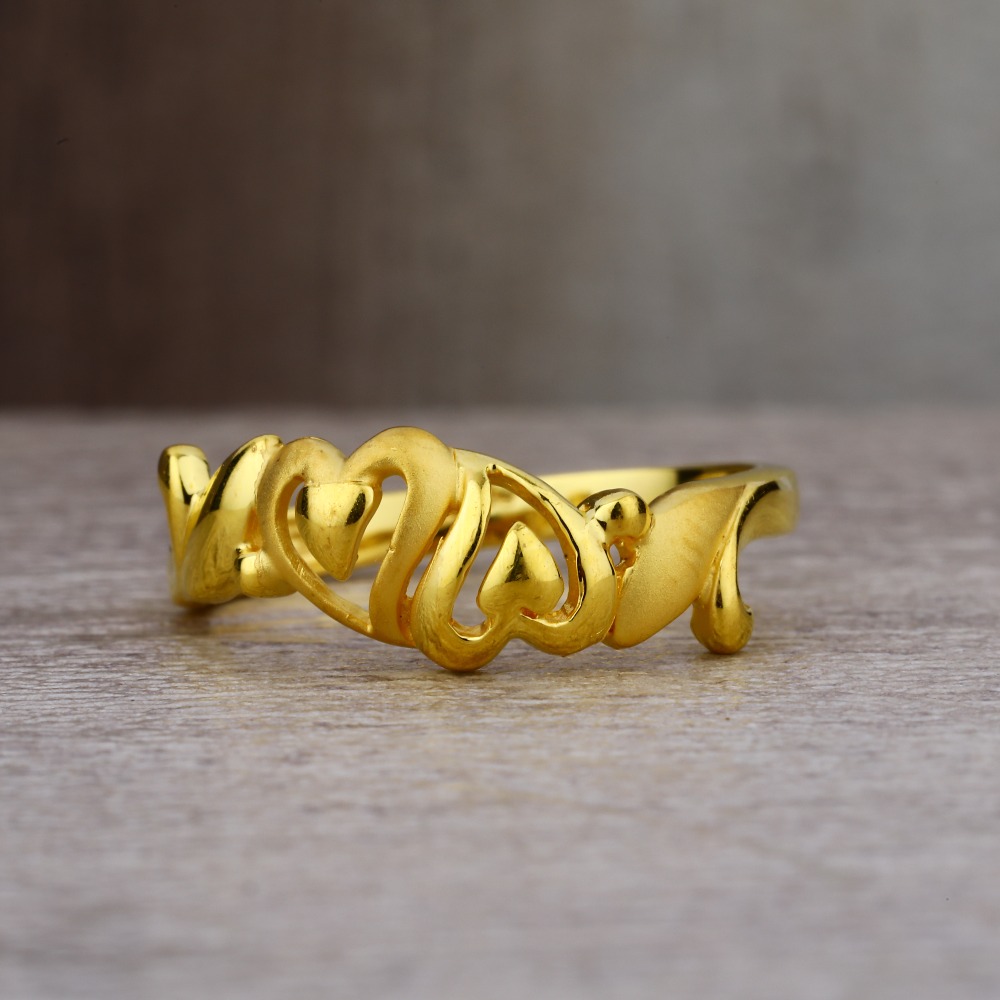 Ladies 916 Gold Fancy Delicate Ring -LPR56