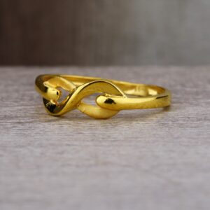 Ladies 22K Gold Infinity Design Ring -LPR41