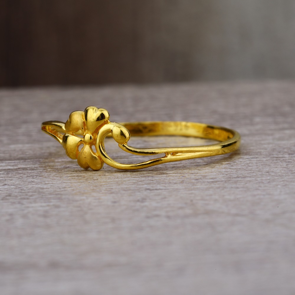 Ladies 916 Gold Delicate Ring -LPR40