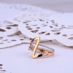 18K Rose Gold Fancy Ring-RLR282