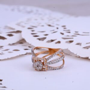 Rose Gold Ladies Ring-RLR280