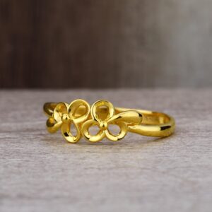 Ladies 916 Gold Casting Designer Ring -LPR33