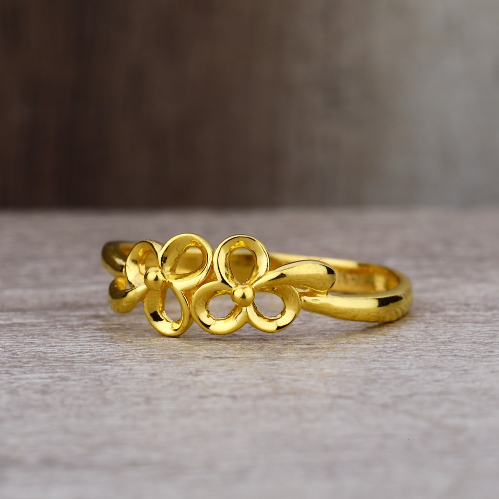 Ladies 916 Gold Casting Designer Ring -LPR33