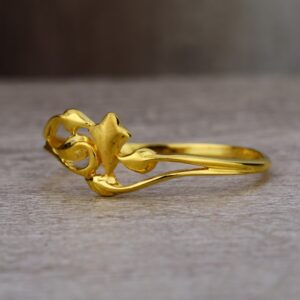 Ladies 916 Gold New Fancy Pattern Ring -LPR29