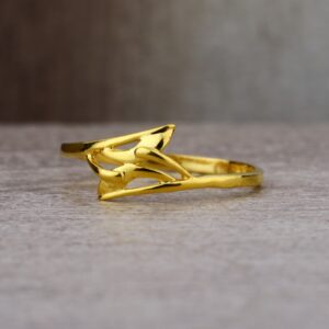 Ladies 22K Gold New Casting Plain Ring -LPR27