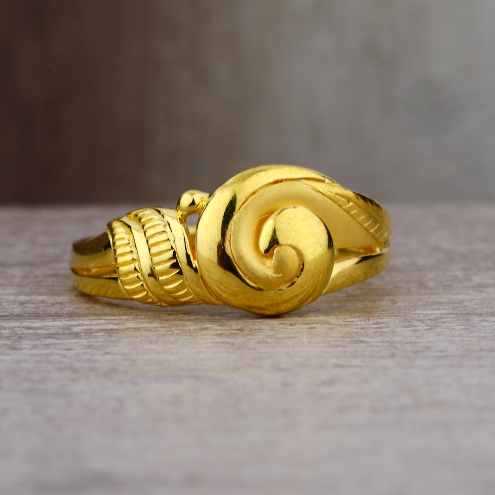 Ladies 916 New Delicate Plain Ring -LPR24 - Image 2