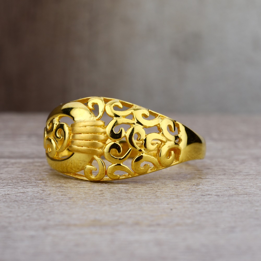 LadieGs 22K Gold Casting Ring -LPR09